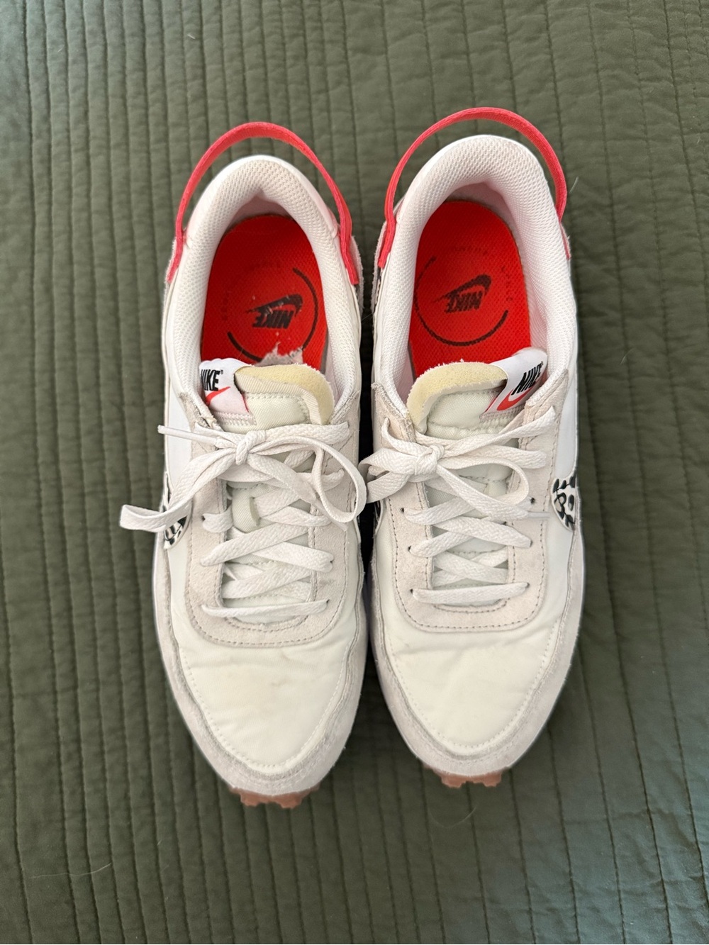 Nike Women’s waffle debut - Leopard-Print sz 9.5 - Picture 3 of 6